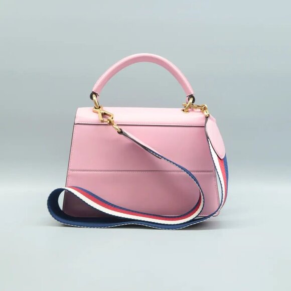 100% Authentic GUCCI Queen Margaret Multicolor Leather Satchel - Picture 2 of 12